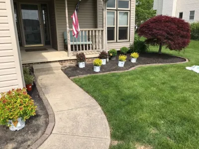 Pavers and Walkways — Landscape Construction project by Luxury Lawns & Landscaping LLC in Medina