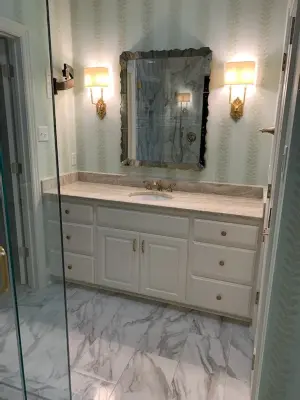 Bathroom Renovation for Tallent — Home Renovation & Remodeling Services project by Hendricks Construction Co., Inc.