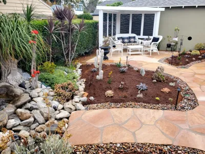 succulent stone garden — Landscape Construction project by Lytle Landscape Construction
