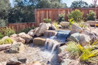 Estate Pond and Waterfalls — Landscape Design project by California Waterscapes