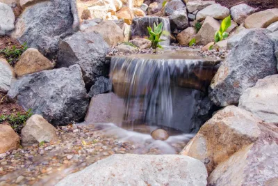 Secret Garden Waterfalls — Landscape Design project by California Waterscapes in Glendale