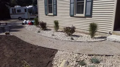 Front Landscape Makeover by Majestic Services Of Michigan