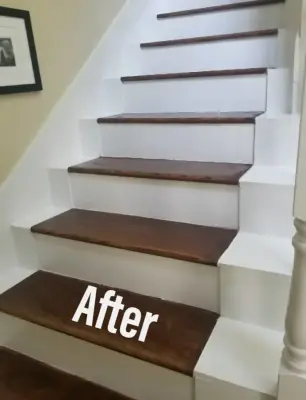 The Stairs of the Gregory Family — Home Renovation & Remodeling Services project by HDM International Group Consultants, Inc