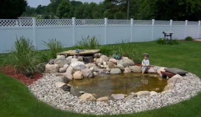 Water Features — Landscape Construction project by Majestic Services Of Michigan