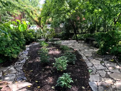 Crossroads Side Yard KCMO — Landscape Construction project by MALA LLC - Michael Ashley Landscape Architecture in Kansas City