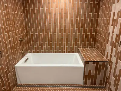 The "Sensory Escape" | Natural Sophistication: A European-Inspired Spa Room — Home Renovation & Remodeling Services project by Marbs Renovation