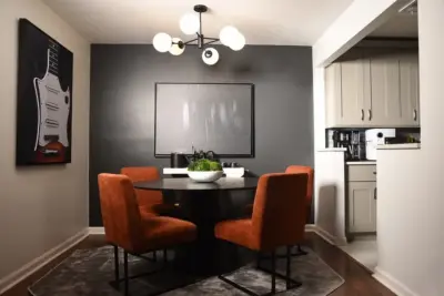 Brookhaven Single Man's Apartment — Interior Design & Decorating project by B.e. Decors Interiors
