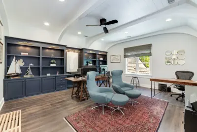 Byrne Workspace — Interior Design & Decorating project by Maura McCool Design