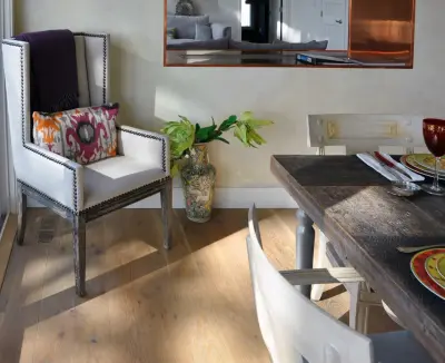 California Lounge and Dining Area — Interior Design & Decorating project by Pebble Hill Design