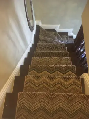 Staircase Carpet — Interior Design & Decorating project by Union Furniture And Flooring