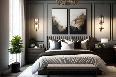Master Bedroom in Central Phoenix — Interior Design & Decorating project by Park Avenue Design, Inc