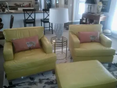 Stylish with playful leather by Sueann Oliphant Designs