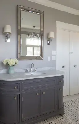 Traditional New Orleans Restroom — Interior Design & Decorating project by Shotgun Design Group, LLC