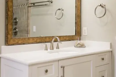 Timeless Bathroom Makeover by Michelle McKoy Designs