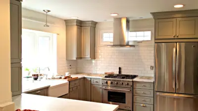 Kitchen with Subway Tiles — Interior Design & Decorating project by CLC Designs, LLC