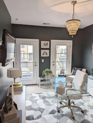 Alpharetta Women’s Retreat Office — Interior Design & Decorating project by B.e. Decors Interiors
