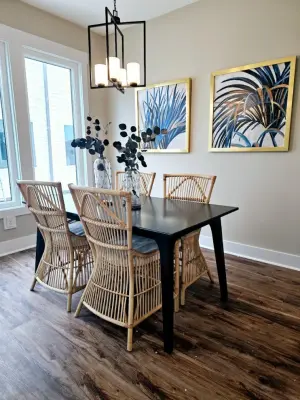 Canal Street Coastal Style Townhome by Porchlight Interiors LLC