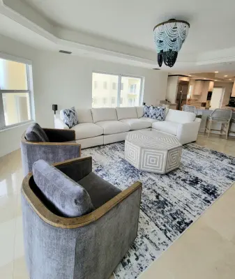Seaside Sophistication — Interior Design & Decorating project by Adrienne's Decor, LLC