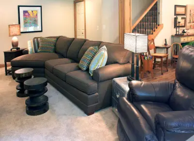 Creative Family Moments in the Basement — Interior Design & Decorating project by Interiors By Carolyn Rigo