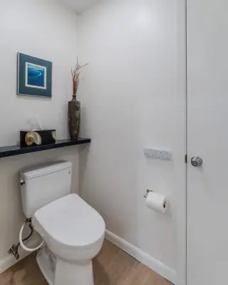Crestview Restroom — Interior Design & Decorating project by EDV Home Design