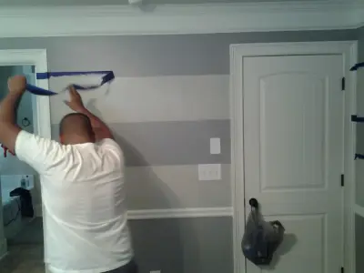 Davis Striped Walls by HMH Designs
