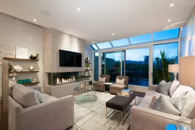 Upscale Urban Residence — Interior Design & Decorating project by Christine Coder Design