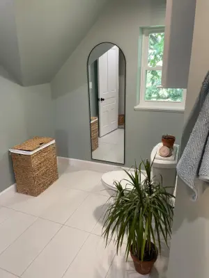 Kid-Friendly Spa Bathroom Makeover — Interior Design & Decorating project by Becca Robbins Interior Design