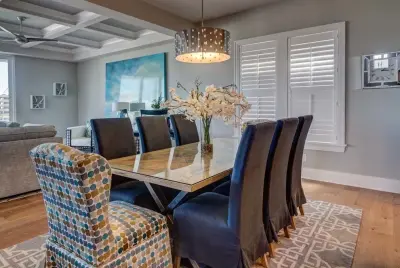 Coastal Themed Open Living Area — Interior Design & Decorating project by Sheila Morgan Interiors, Inc.