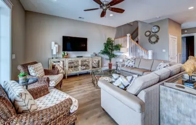 Calm Coastal Residence — Interior Design & Decorating project by Sheila Morgan Interiors, Inc.
