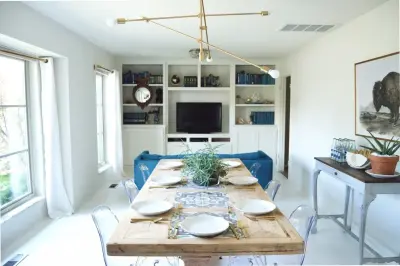 Radiant Dining Room Transformation — Interior Design & Decorating project by Scout Studios