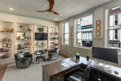 Urban Workspace with Chic Flair — Interior Design & Decorating project by Bob Lancaster Designs