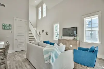 Blue Mountain Beach House by the Dune Side by Design And Dwell Homes LLC