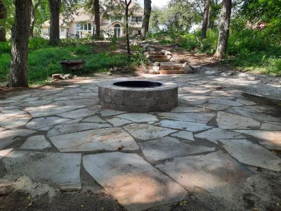 Wooded Retreat — Landscape Construction project by Meza Gardens And Design, LLC