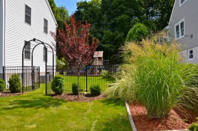 Aluminum Fence & Gates | Thornwood NY — Landscape Construction project by MG's Lawn Green Inc