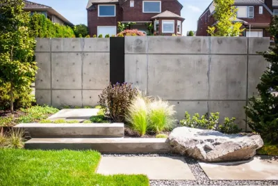 Modern Home — Landscape Construction project by Mi Fiori Landscape LLC