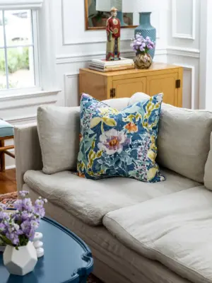 Diverse and Retro Lounge — Interior Design & Decorating project by Cameron Jones Interiors, LLC