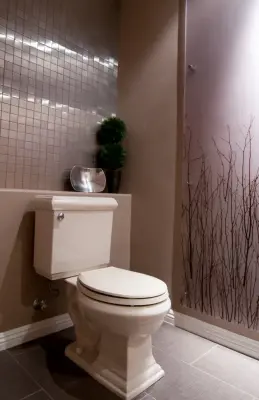 Desert Haven | Powder Room Design by DESIRED SPACE | Interior Planning & Design