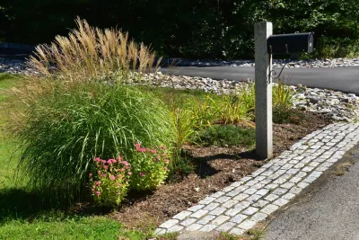 Simple Landscaping and Hardscaping — Landscape Construction project by Michael Therrien Landscaping, LLC in Bedford