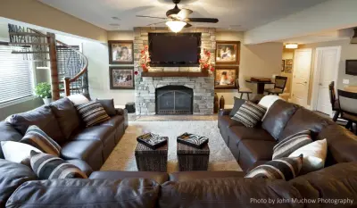 Living Spaces and Entries — Interior Design & Decorating project by KSID Interiors, Inc.