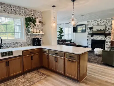 European Countryside Kitchen — Interior Design & Decorating project by JLWolfe Interiors LLC