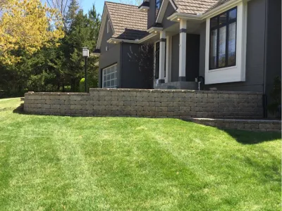 Walls and Patios — Landscape Construction project by Midwest Turf & Landscape Llc