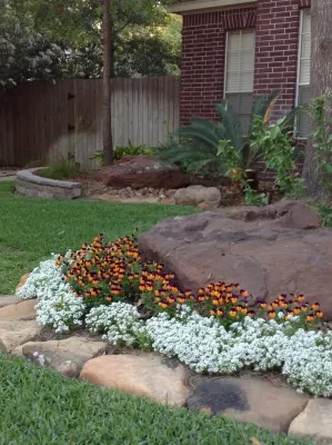 Flower Beds & Landscape Curbing — Landscape Construction project by Mike Ball Irrigation Landscape & Lighting in Houston