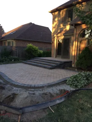 Brick Paver Installation 3 by Mike's Clean Cut Landscaping, Inc