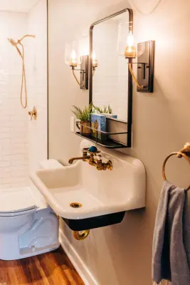 Country Style Bathroom — Interior Design & Decorating project by In Focus Interiors