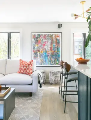 FED HILL SKY APARTMENT — Interior Design & Decorating project by Stephanie Bradshaw