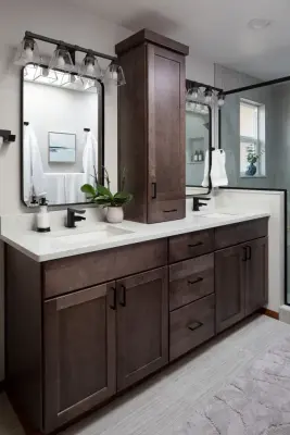 Primary Bedroom and Bathrooms in Federal Way — Interior Design & Decorating project by Michelle Lawrence Interior Design