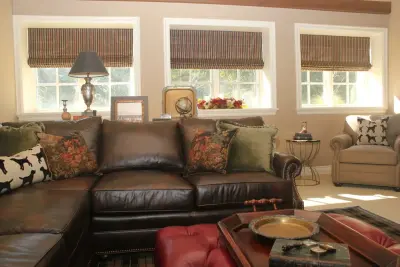 Flint Hills National Golf-Themed Family Room — Interior Design & Decorating project by Megan McGraw Interior Design