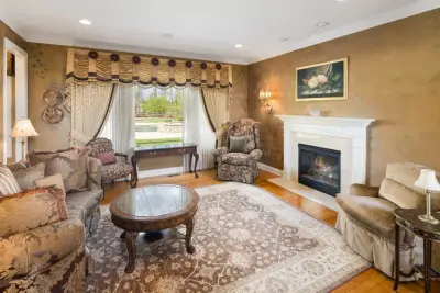Elegant Sitting Area — Interior Design & Decorating project by Kat's Eye Interior Design, LLC
