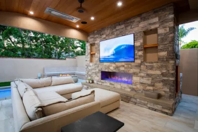 Tustin: Custom Outdoor Room, New Pool & Spa — Landscape Design project by 3D Solutions in Tustin