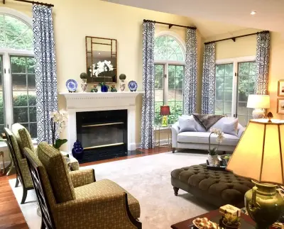 Joyful and Stylish Family Space — Interior Design & Decorating project by Kelly Simkovich At Main Line Sound & Video